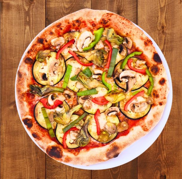 Menu Pizza vegetariana