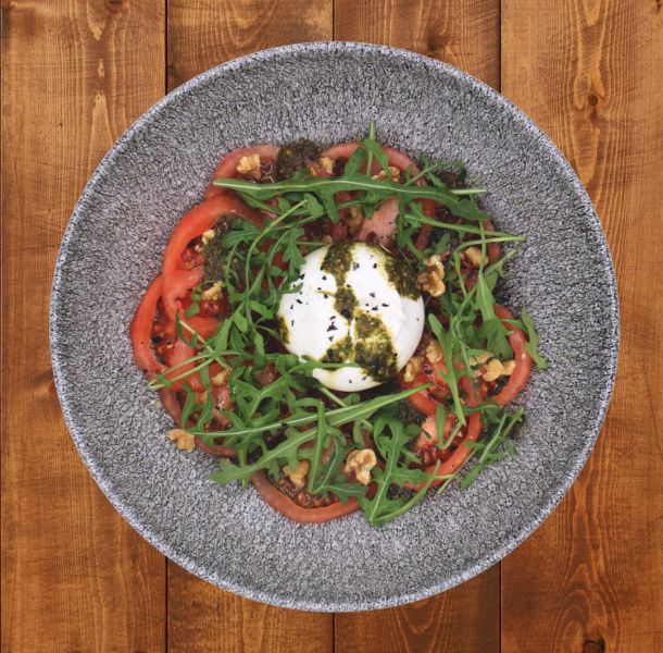 Menu ensalda burrata