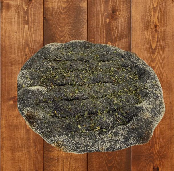 Menu pan pizza vegetal