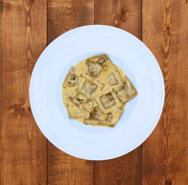Menu raviolidefungi salsatrufa