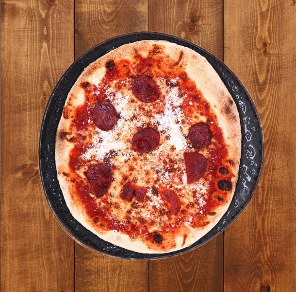 Menu pizza pepperoni niños